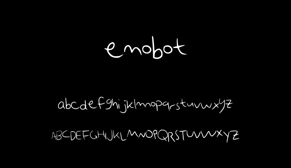 emobot font