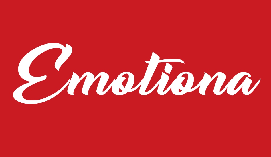 Emotional Rescue font big