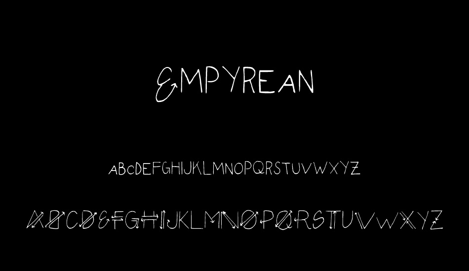 Empyrean font