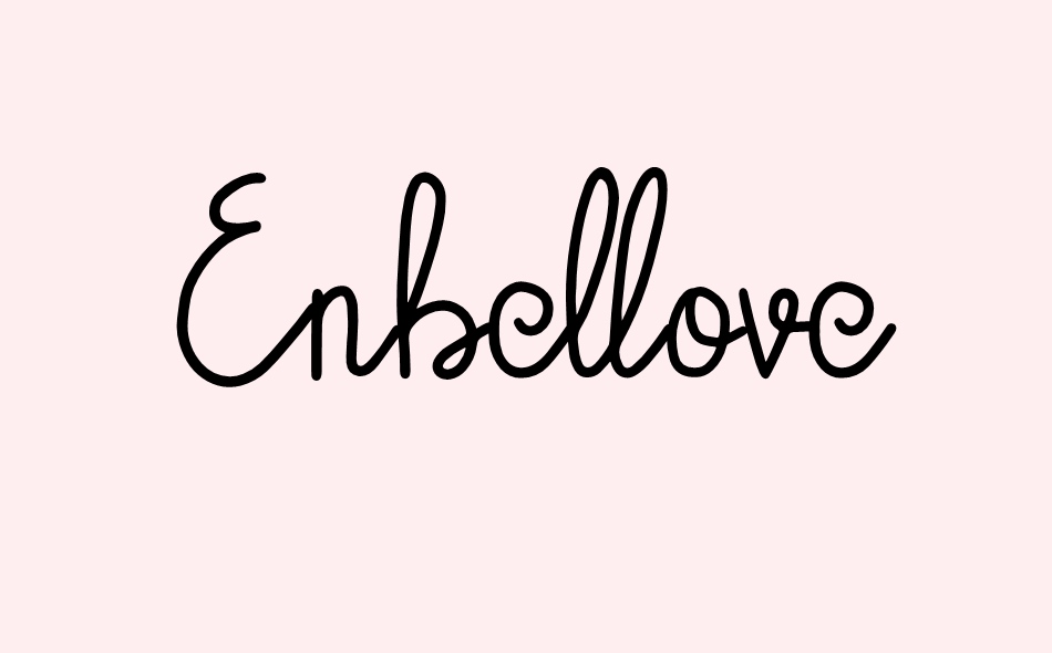 Enbellove font big