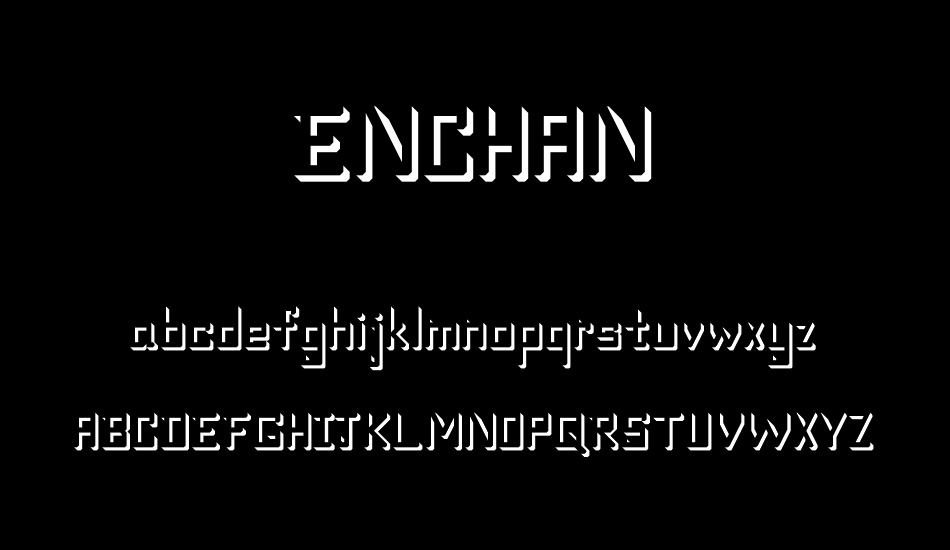 ENCHAN font