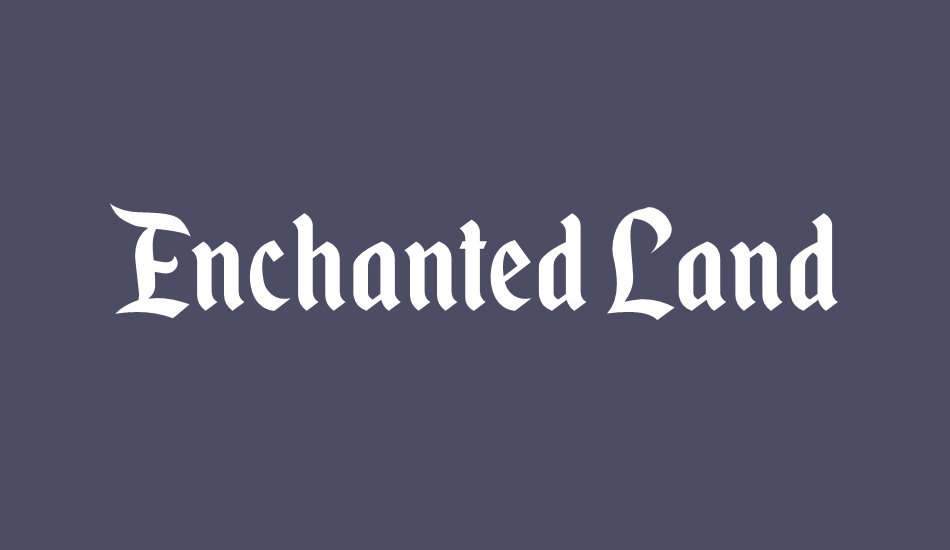 enchanted-land font big