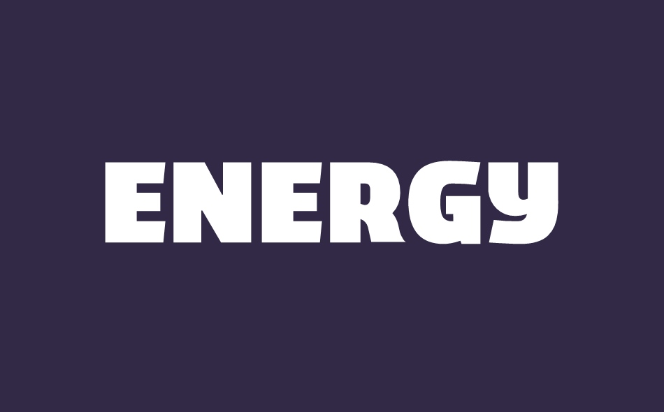 Energy font big