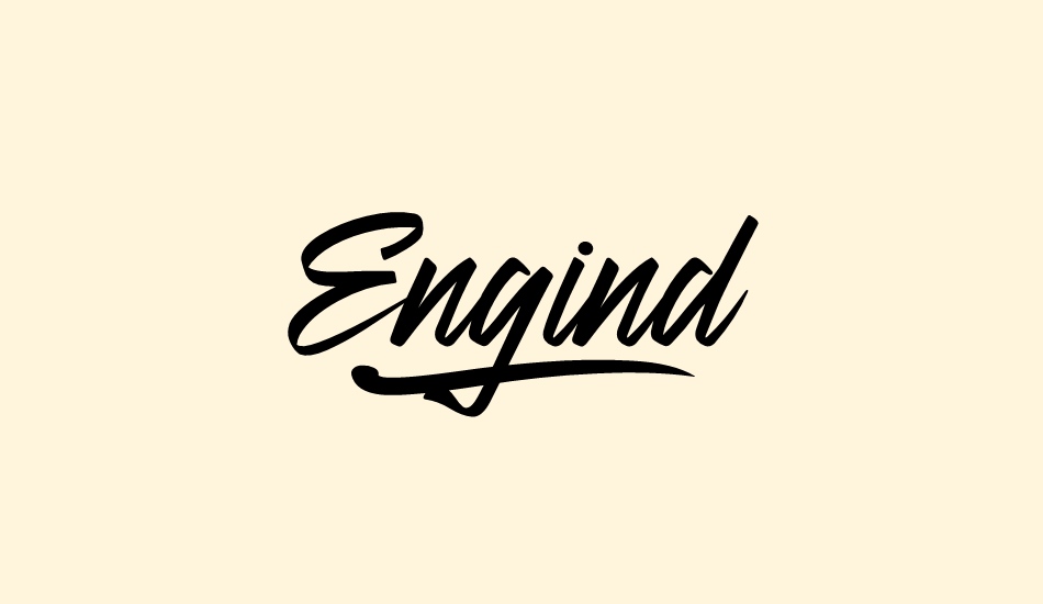 engind font big