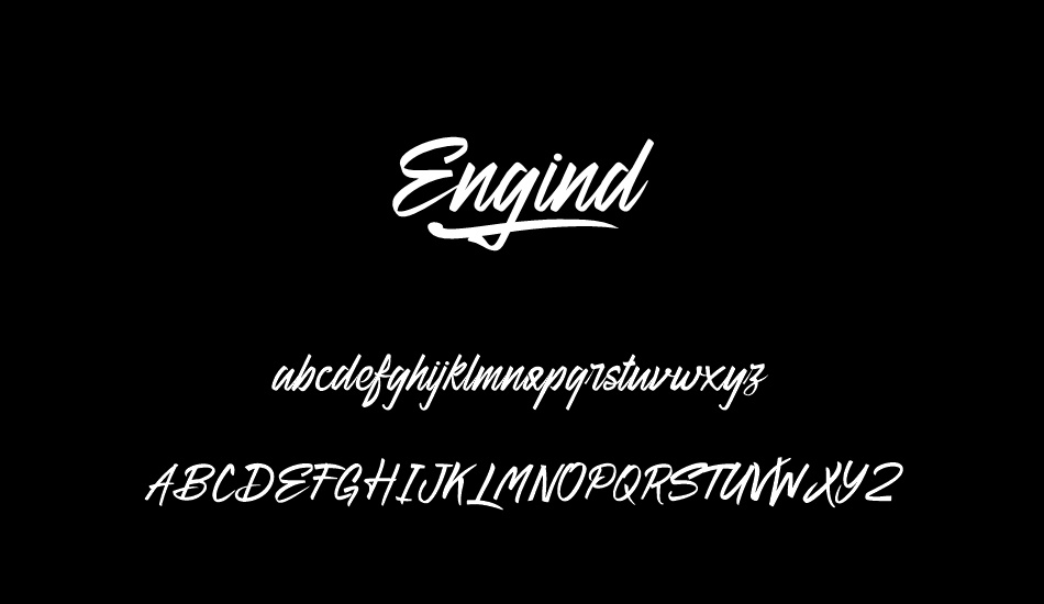 engind font