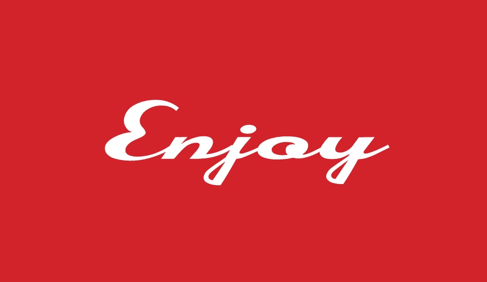 Enjoy Personal Use font big