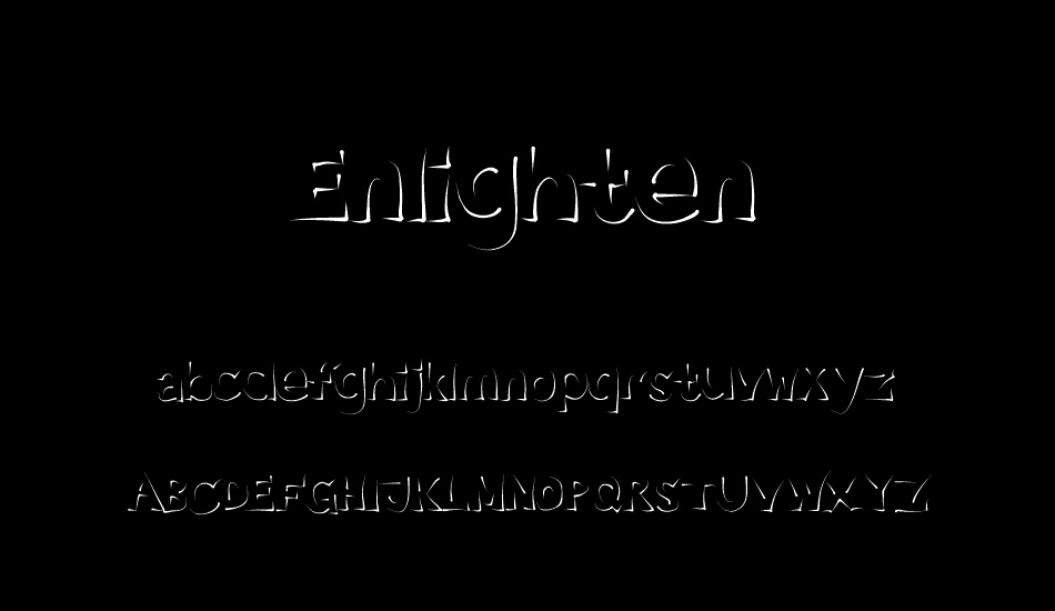 Enlighten font