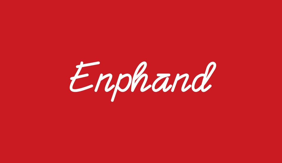 Enphand font big