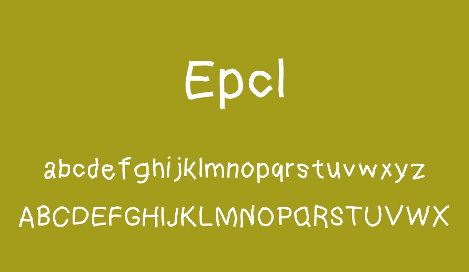 Epcl font