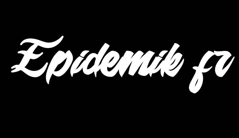 Epidemik free personal only font big