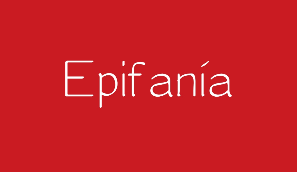 Epifanía font big