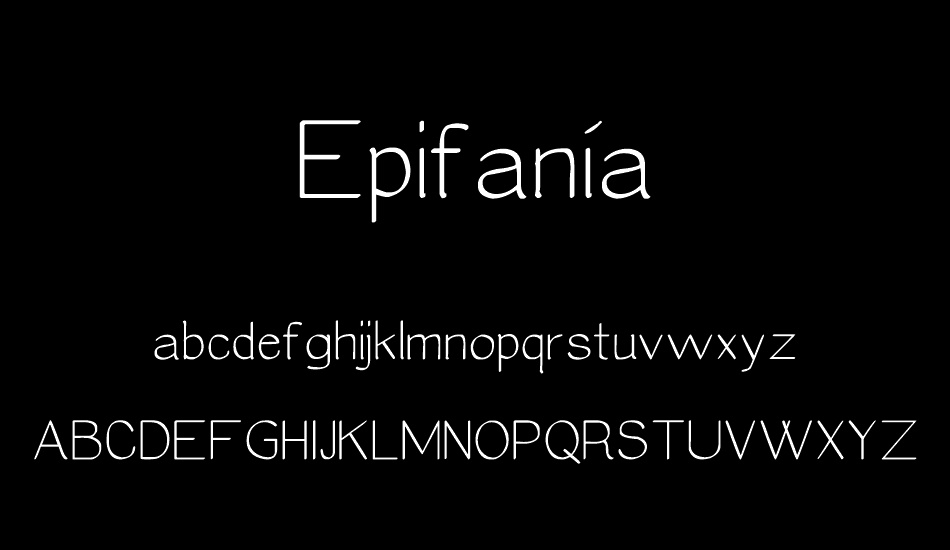 Epifanía font