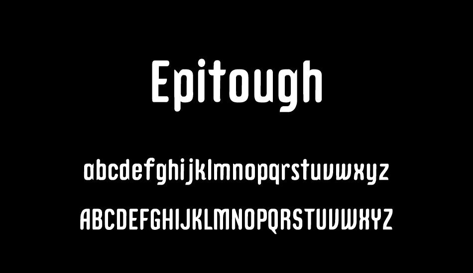 Epitough font