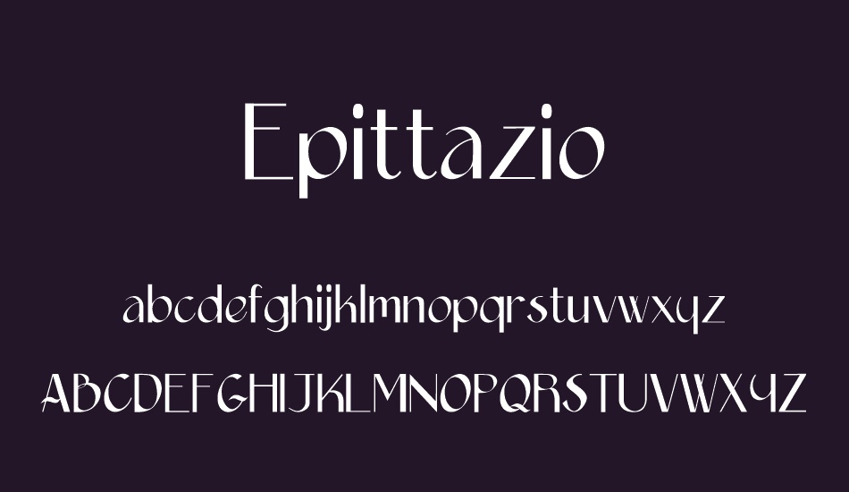 Epittazio font