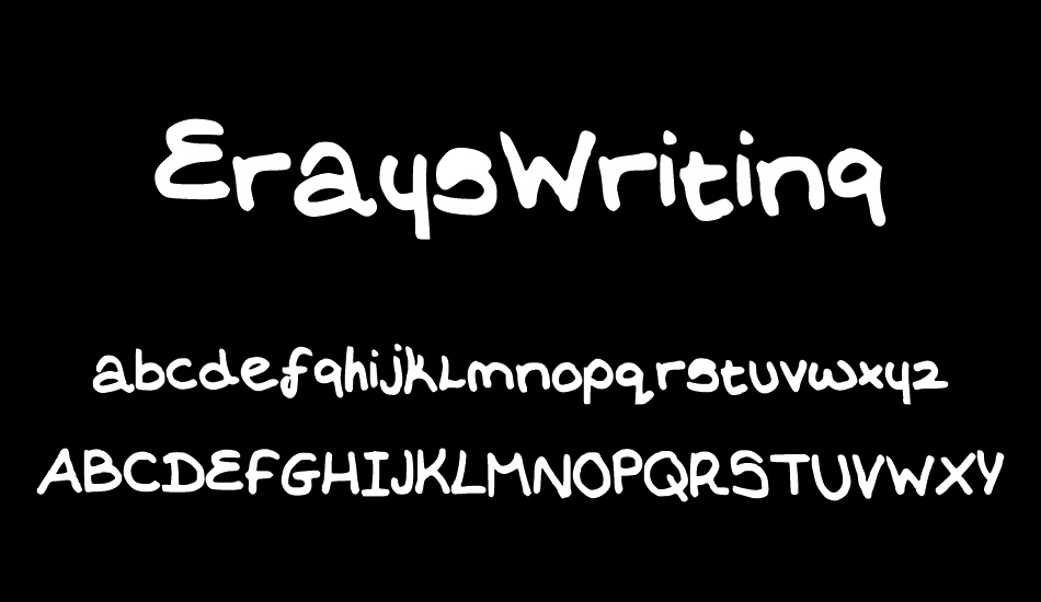 EraysWriting font