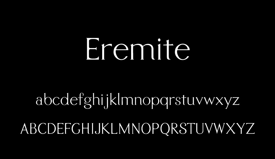 Eremite font