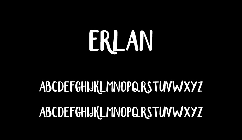 Erlan font