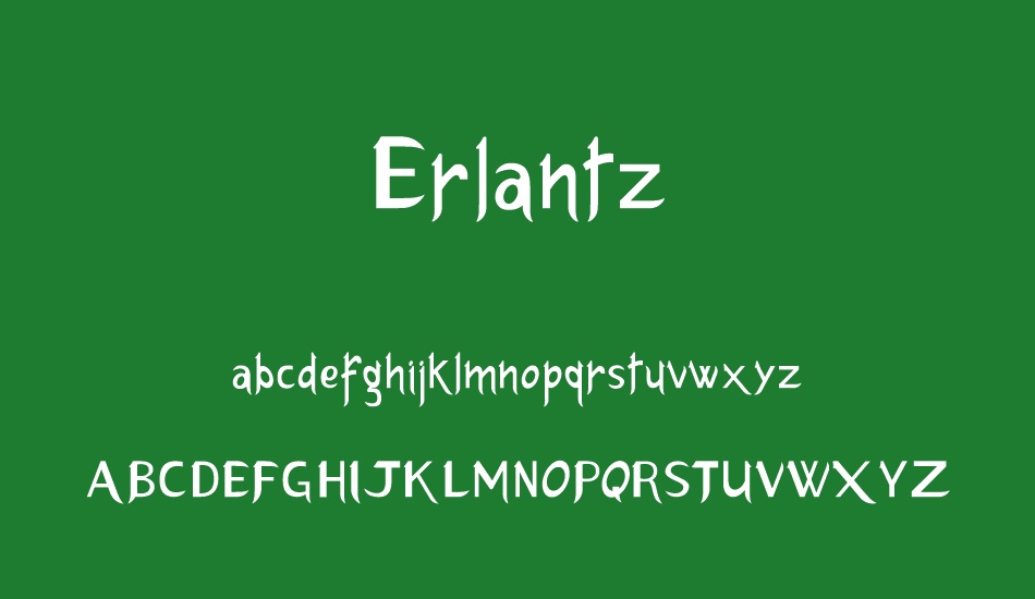 Erlantz font