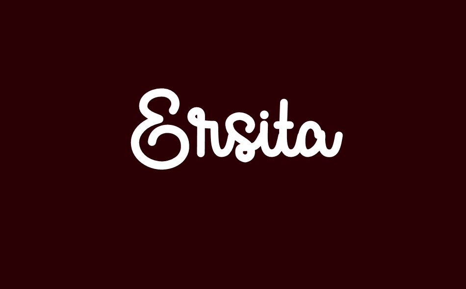 Ersita font big