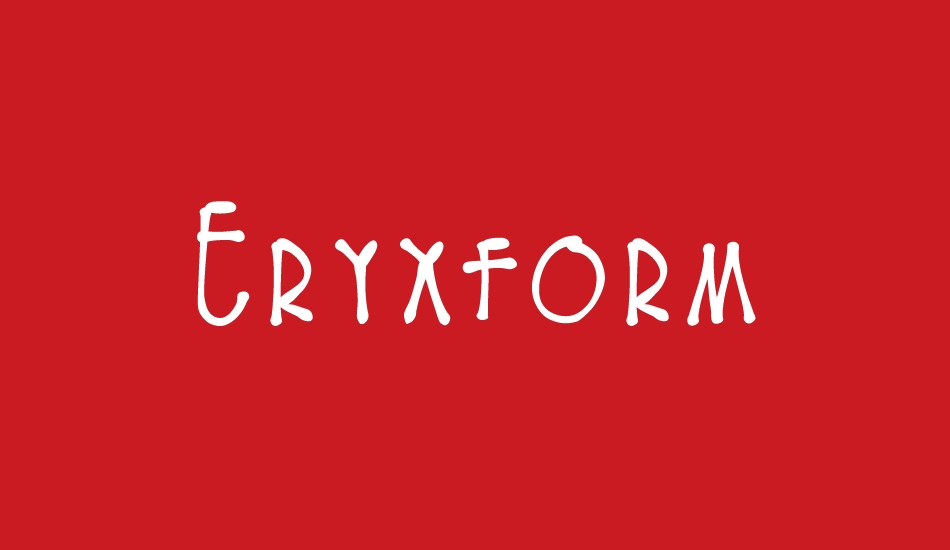 EryxFreeform font big