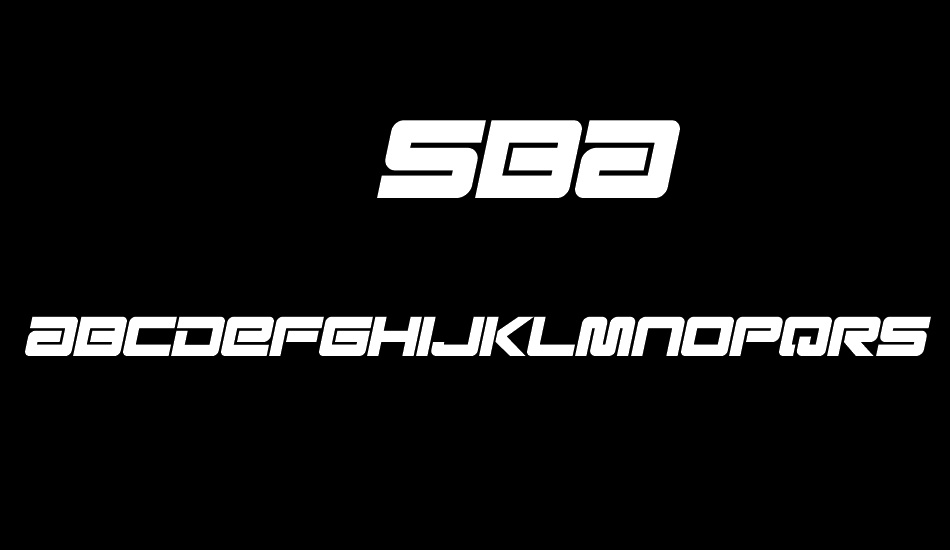 Esba font