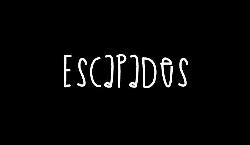 Escapades font big