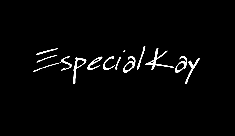 Especial Kay font big