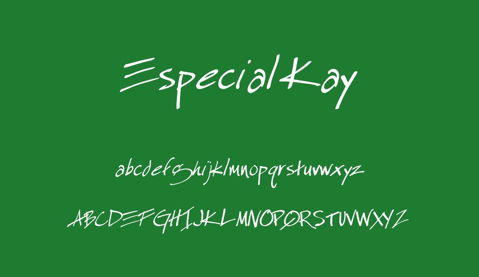 Especial Kay font