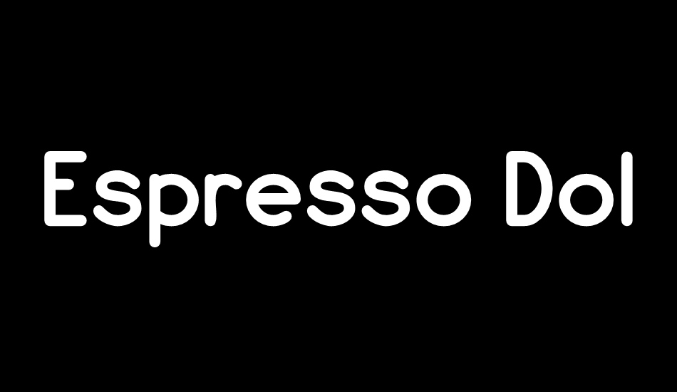 Espresso Dolce font big