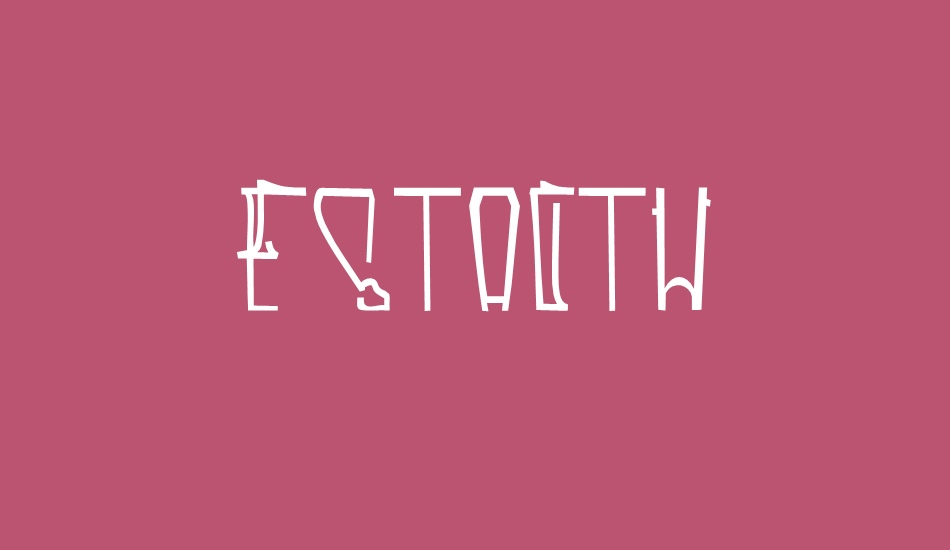 Estactu font big