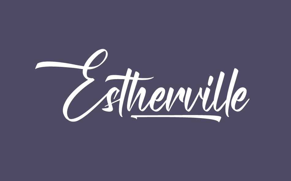 Estherville font big