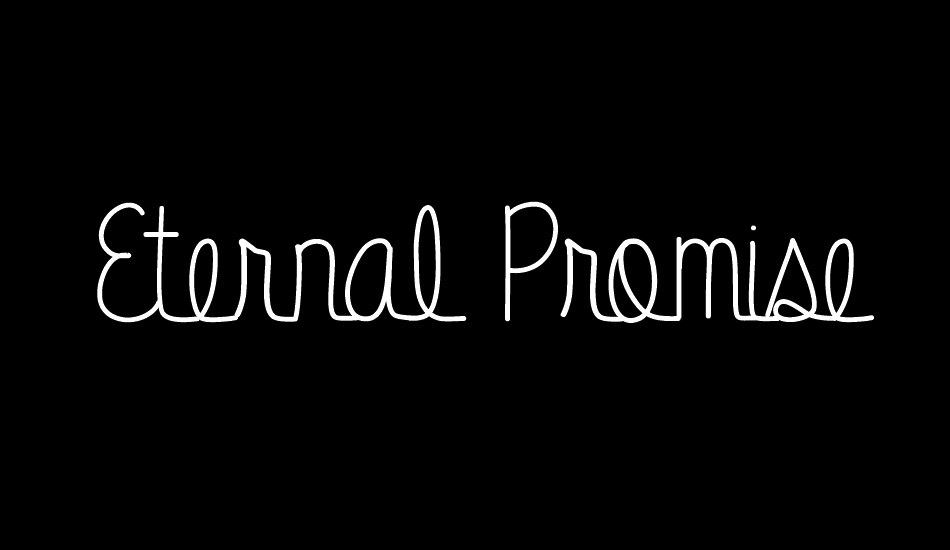 Eternal Promise font big