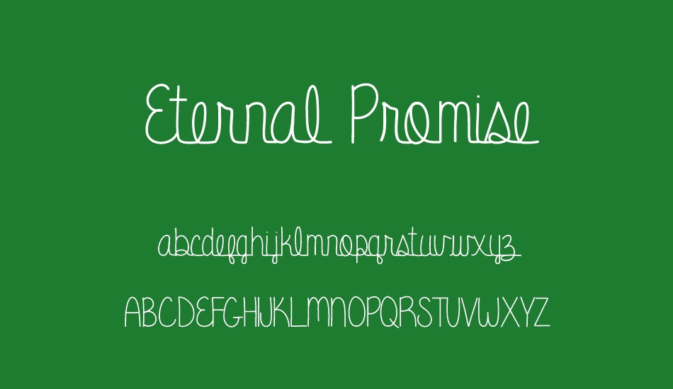 Eternal Promise font