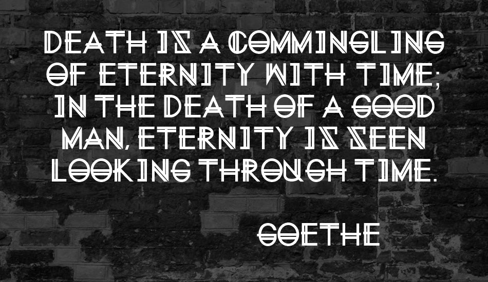 Eternity Now font text