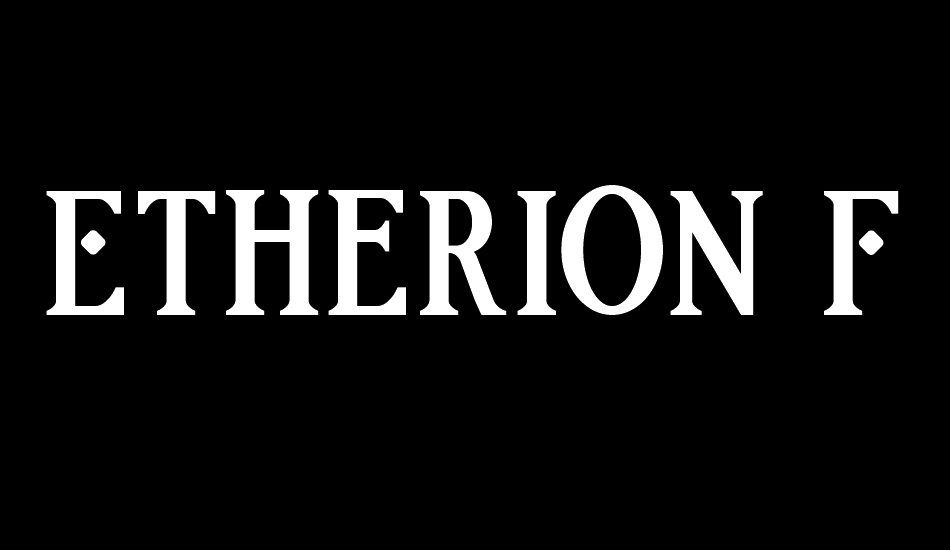 Etherion FREE font big