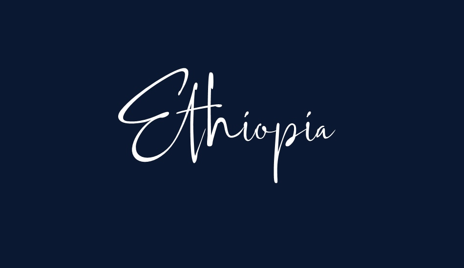 Ethiopia Demo font big