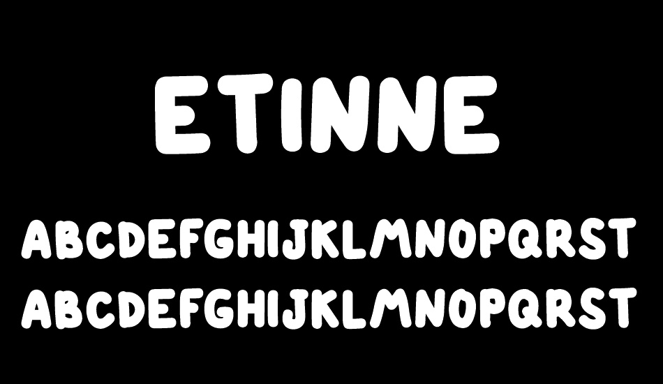 ETINNE font