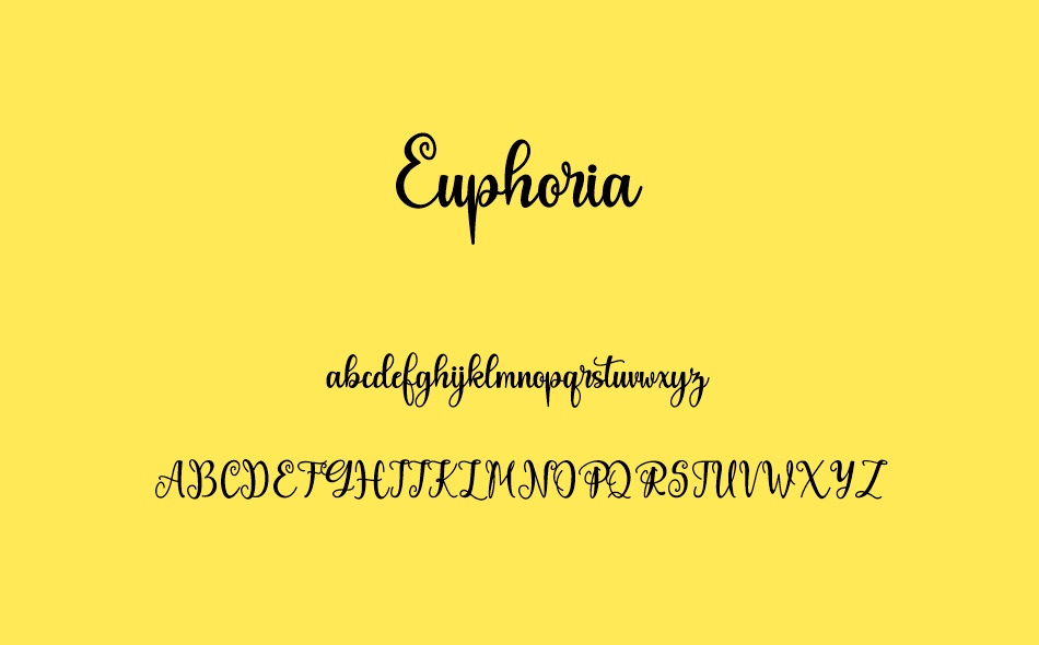 Euphoria font