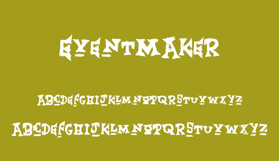 EventMaker font