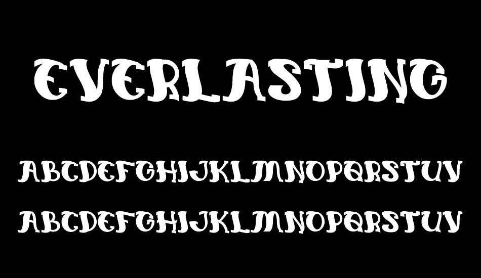 everlasting song font