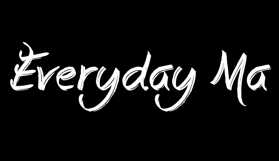 Everyday Mayhem font big