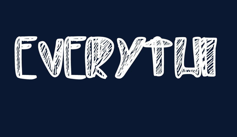 EverythingGold font big