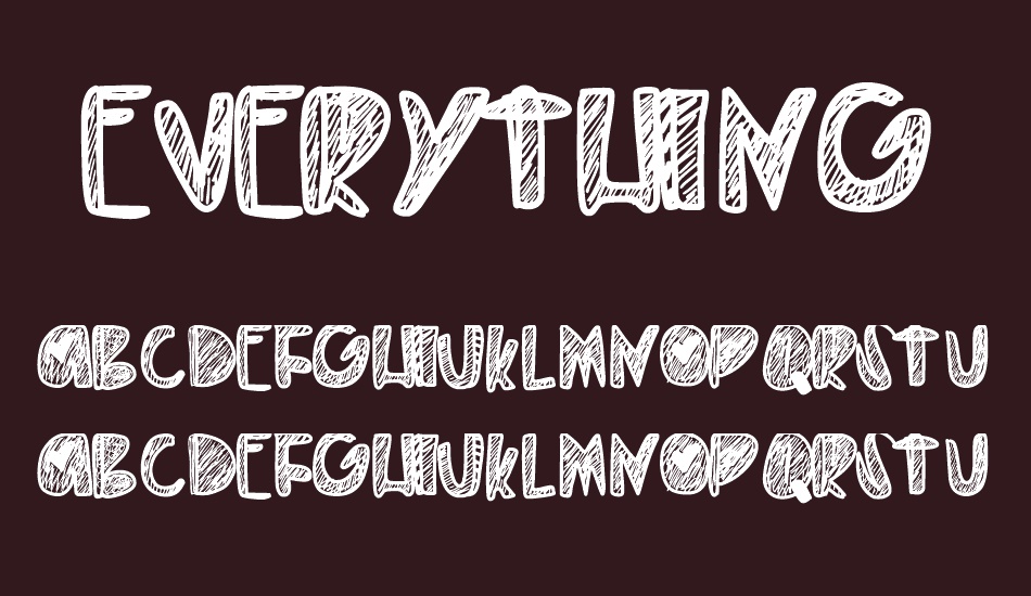 EverythingGold font