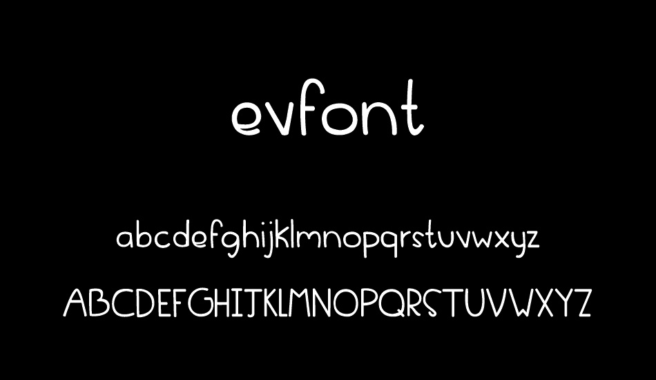 evfont font