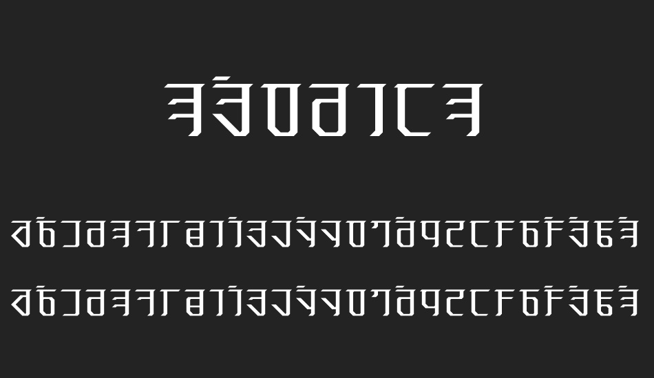 Exodite font