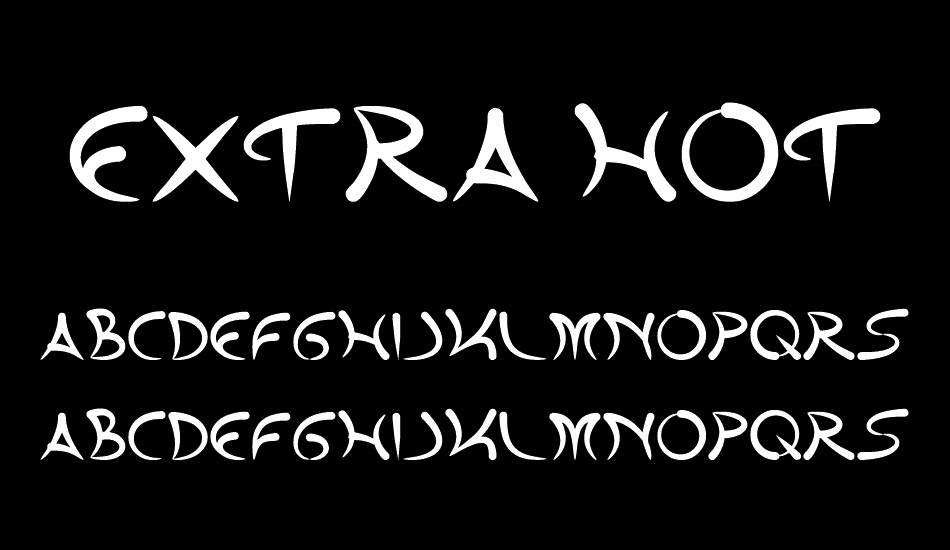 extra hot font