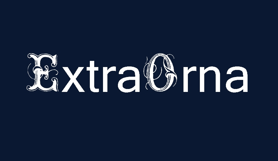 ExtraOrnamentalNo2 font big