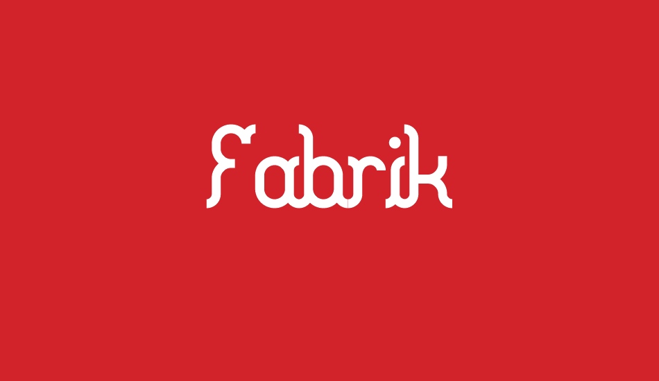 Fabrik font big