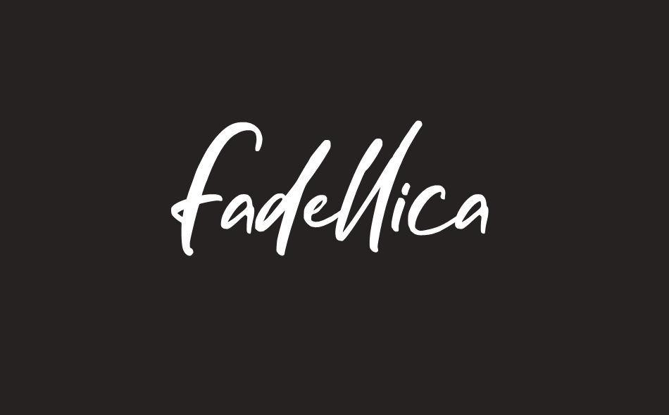 Fadellica font big