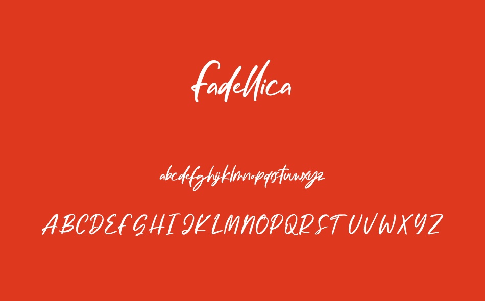 Fadellica font